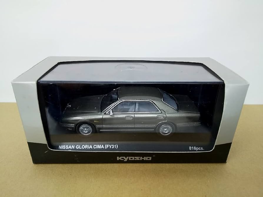 ミニカー Nissan Cima 1/43 NISSAN「1/43 CIMA」ブラック 日産 シーマ 黒 ディーラー